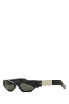 Gucci Occhiali Da Sole In Acetato Nero Donna
