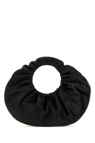 Alexander Wang Small Crescent Shoulder Bag In Black