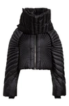 Rick Owens X Moncler Radiance Convertible Down Jacket In Black