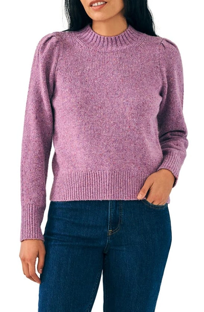 Faherty Boone Sweater In Lavender Frost