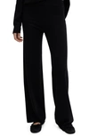 Mango Trousers Black In Black