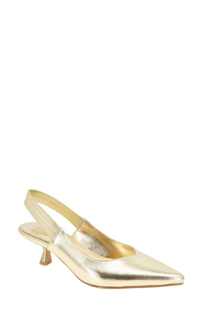 Bcbgeneration Kayla Slingback Pointed Toe Pump In Platino