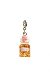Charm It High Intencity Wishes Bottle Charm In Gold