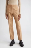 LAFAYETTE 148 CLINTON CAMEL HAIR ANKLE PANTS