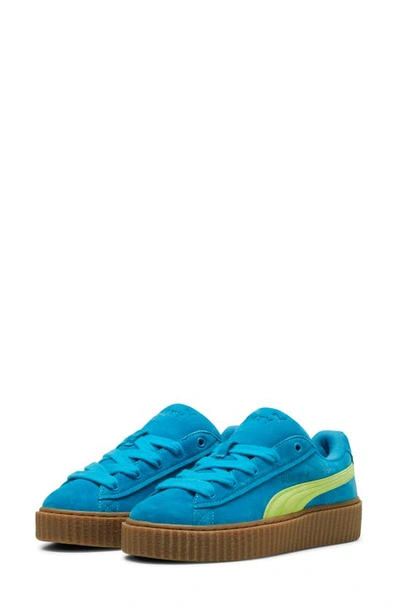 Puma Women's Fenty Creeper Phatty Casual Sneakers From Finish Line In Blue