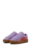 Puma X Fenty Creeper Sneaker In Lavender Alert-burnt Red-gum