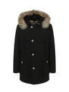 Woolrich Arctic Anorak Down Jacket In Black