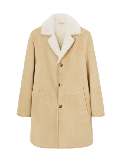 Loro Piana Men's Sedrun Islanda Shearling Coat In Candi