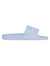 Givenchy Women's Slide Sandals In Rubber In Cloud Blue