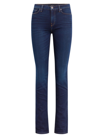 Hudson Women's Nico Mid-rise Straight-leg Jeans In Blue