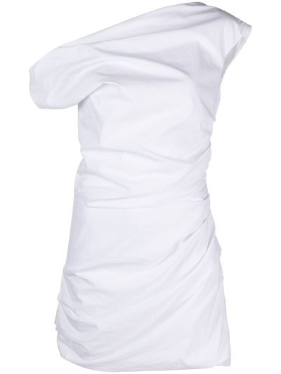 Paris Georgia Remmy Asymmetric Minidress In White