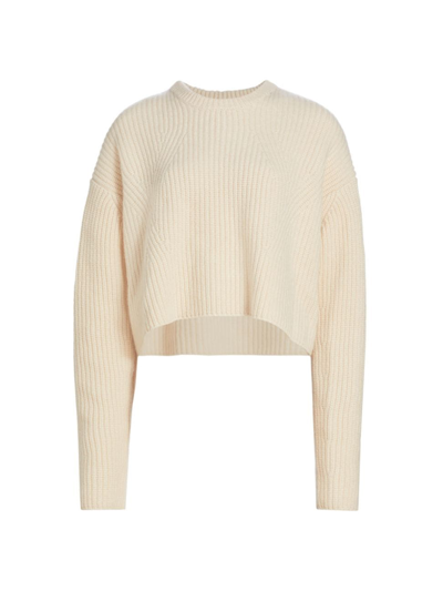 Co Women's Rib-knit Cashmere Sweater In Ivory