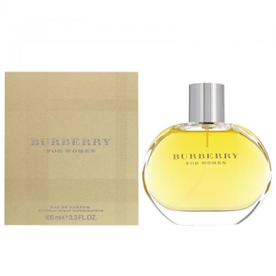 Jasmine Burberry Classic Eau De Perfume Spray For Women - 3.3 Oz. In Yellow