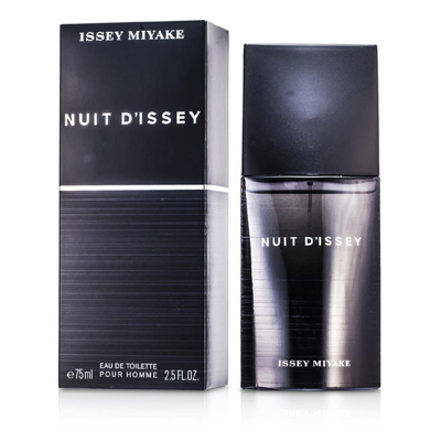 Issey Miyake 173276 Nuit D Issey Eau De Toilette Spray For Men, 75 Ml-2.5 oz In Black