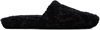 Versace Black Barocco Slippers In 1e880-anthracite