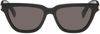 Saint Laurent Black Sl 467 Sulpice Sunglasses In 001 Black