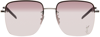 Saint Laurent Sl 312 M Sunglasses In 011 Shiny Silver