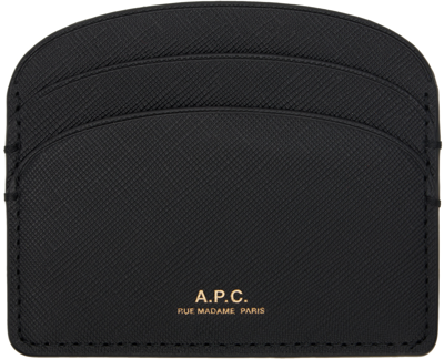 Apc Black Demi-lune Card Holder In Lzz