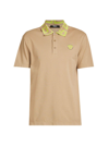 VERSACE MEN'S MEDUSA POP PIQUÉ POLO