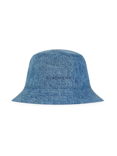 Givenchy Women's Bucket Hat In Denim In Medium Blue