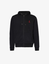 Polo Ralph Lauren Mens Polo Black Multi Logo-embroidered Cotton And Recycled-polyester-blend Hoody