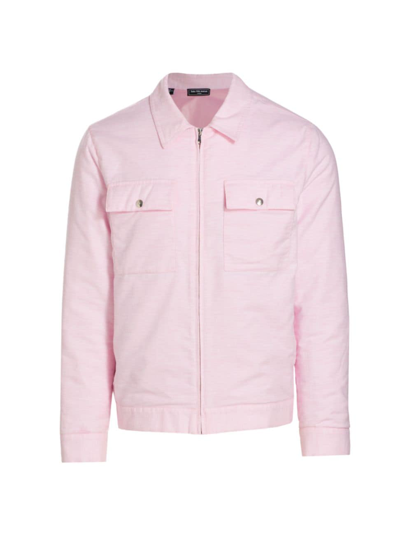 Saks Fifth Avenue Men's Slim-fit Soft Herrington Jacket In Chalk Pink