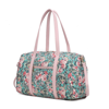 Mkf Collection By Mia K Khelani Quilted Cotton Botanical Pattern Women's Duffle Bag In Green