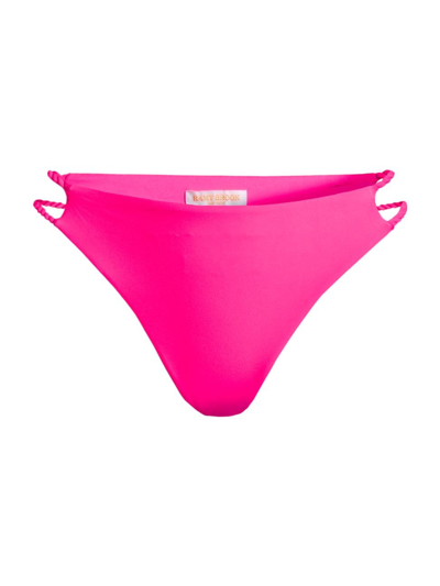 Ramy Brook Women's Lisa Strappy Bikini Bottom In Perfect Pink