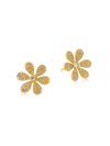NINA GILIN WOMEN'S 14K YELLOW GOLD & 0.54 TCW DIAMOND FLOWER STUD EARRINGS