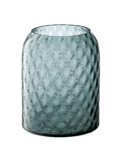 Lsa Dapple Glass Vase/ Lantern In Water Blue