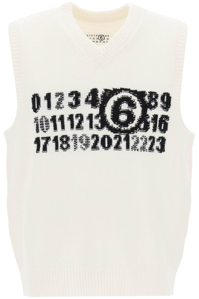 Mm6 Maison Margiela Vest In White