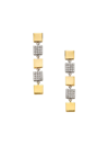 NINA GILIN WOMEN'S 14K YELLOW & WHITE GOLD & 0.20 TCW DIAMOND DROP EARRINGS