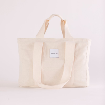 Augustnoa The Everyday Tote In White