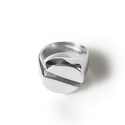 Ruddock Rae Signet Ring In Metallic