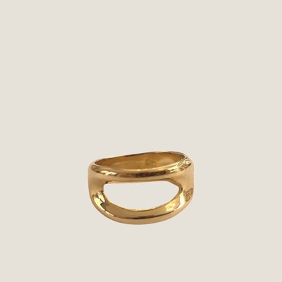 Ruddock Mara Dual Ring In Gold
