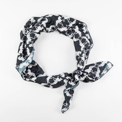 Forza Cavallo Mirror Horse Long Scarf In Black