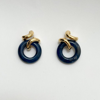 Ruddock Rollo Link Earrings In Gold