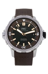 WATCHFINDER & CO. IWC PREOWNED 2020 AQUATIMER LIMITED EDITION BOESCH AUTOMATIC RUBBER STRAP WATCH, 44MM