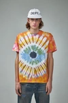 Gallery Dept. Gallery Dept Mens Tie Dye Eye Tie-die Pattern Cotton-jersey T-shirt In Multicolor