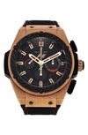 WATCHFINDER & CO. WATCHFINDER & CO. HUBLOT PREOWNED 2011 BIG BANG KING POWER CHRONOGRAPH FABRIC & RUBBER STRAP WATCH, 