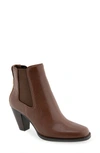 Aerosoles Lido Boot-midcalf Boot-high Heel In Mocha Leather