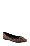 Aerosoles Dumas Dress-flat In Leopard Fab Suede