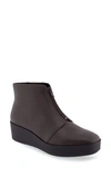 Aerosoles Carin Boot-ankle Boot-wedge In Java Pu Leather