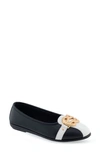 Aerosoles Women's Big Bet Ballet Flats In Black Combo