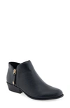 Aerosoles Collaroy Boot-ankle Boot In Black Leather