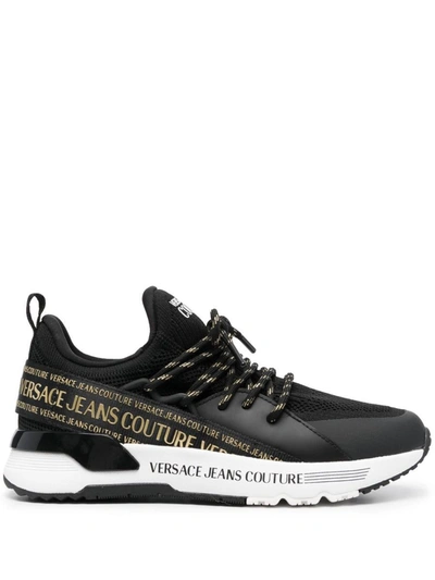 Versace Jeans Couture Dynamic Sneakers In Black