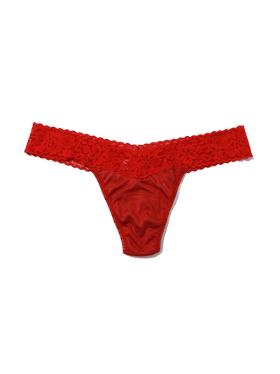 Hanky Panky Dreamease™ Low Rise Thong Burnt Sienna Red