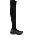 Mm6 Maison Margiela Crosswader Lug Knee-boots In H9589