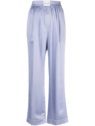 Alexander Wang Pajama Trousers In Blue
