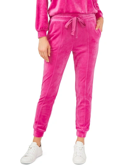 1.state Womens Velour Pull On Jogger Pants In Multi